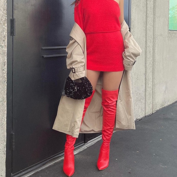 Steve Madden Shoes - 💗Steve Madden Vava Red Paris Boots